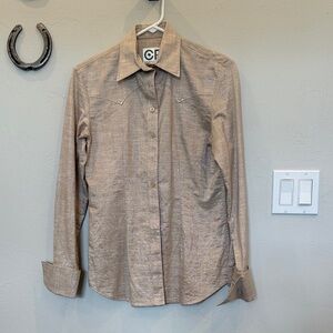 CF Tan Women's Button Down Shirt